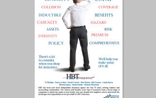 HBT Insurance print ad 1